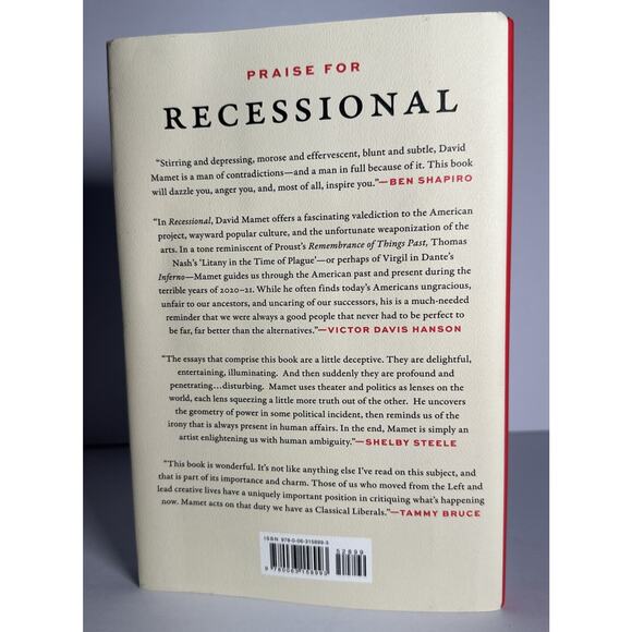 Recessional by David Mamet (Hardcover, 2022) |First Edition| - Picture 2 of 10